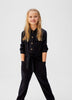 Jumpsuit van 100% lyocell met ceintuur