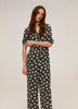 Jumpsuit met bolletjes print
